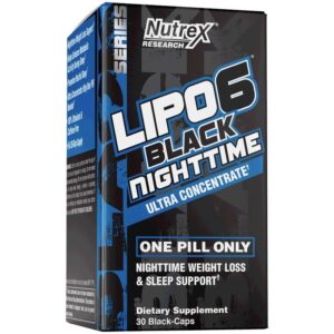 NUTREX LIPO 6 Black Nightime (30 Servings)